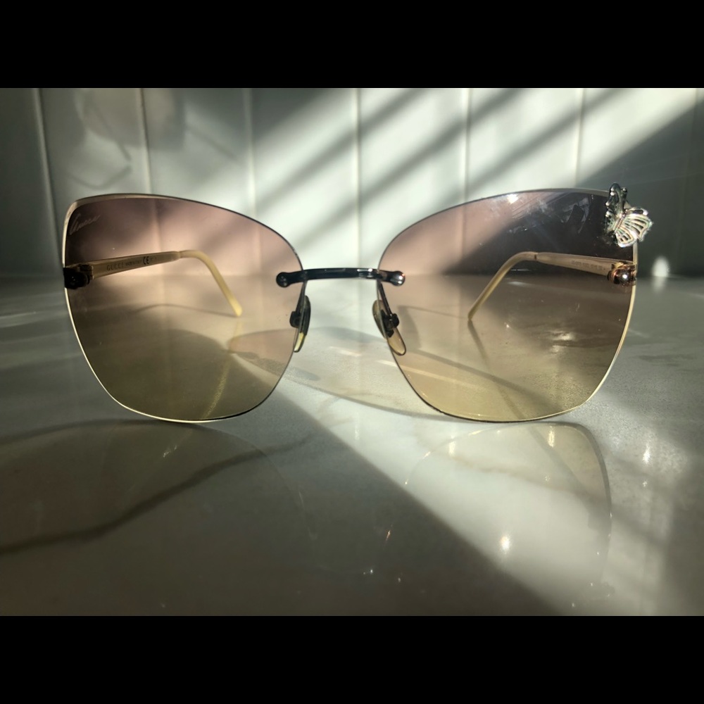 New Gucci Butterfly detail Sunglasses